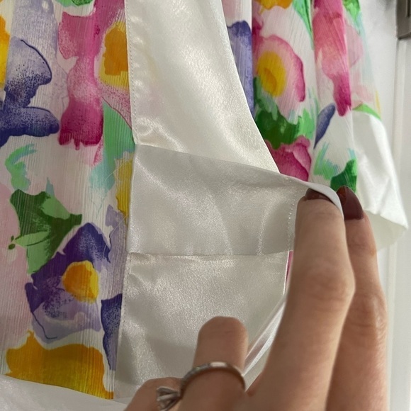 Vintage Victoria’s Secret Gold Label Satin and Sheer Floral Robe - OS - Picture 5 of 6